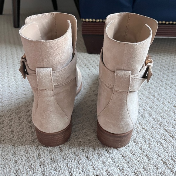 Tory Burch Tan Suede Leather Boots - Picture 4 of 8